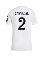 Real Madrid Daniel Carvajal #2 Kotipaita Naisten 2024-25 Lyhythihainen